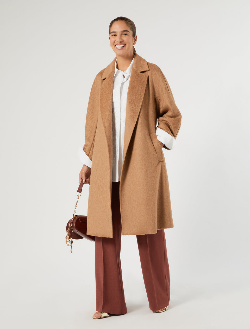 Marina Rinaldi Embroidered Poplin Tunic