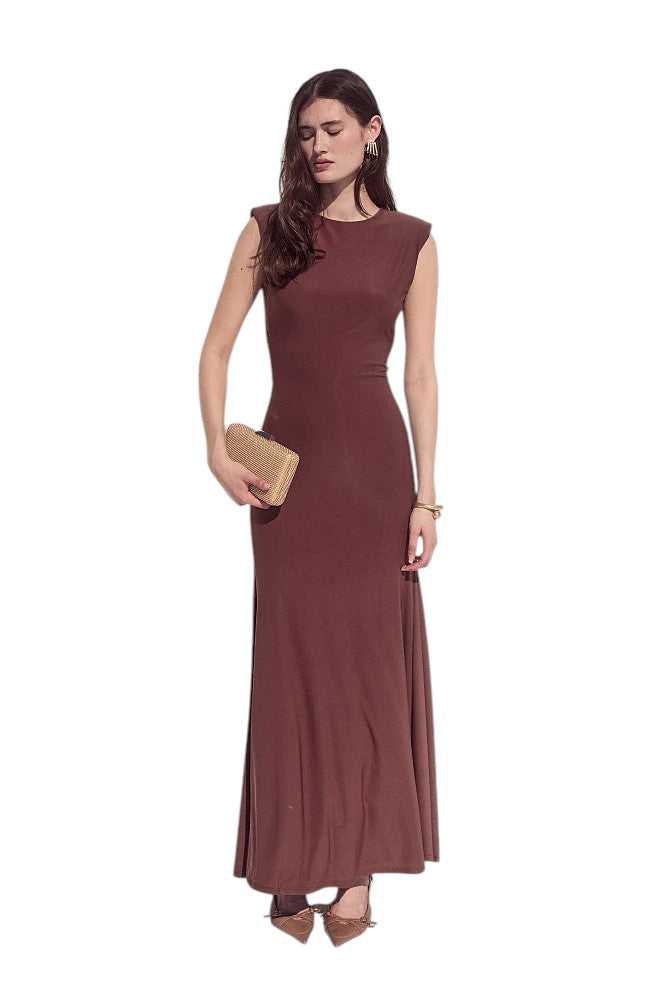 BSB Maxi open back dress