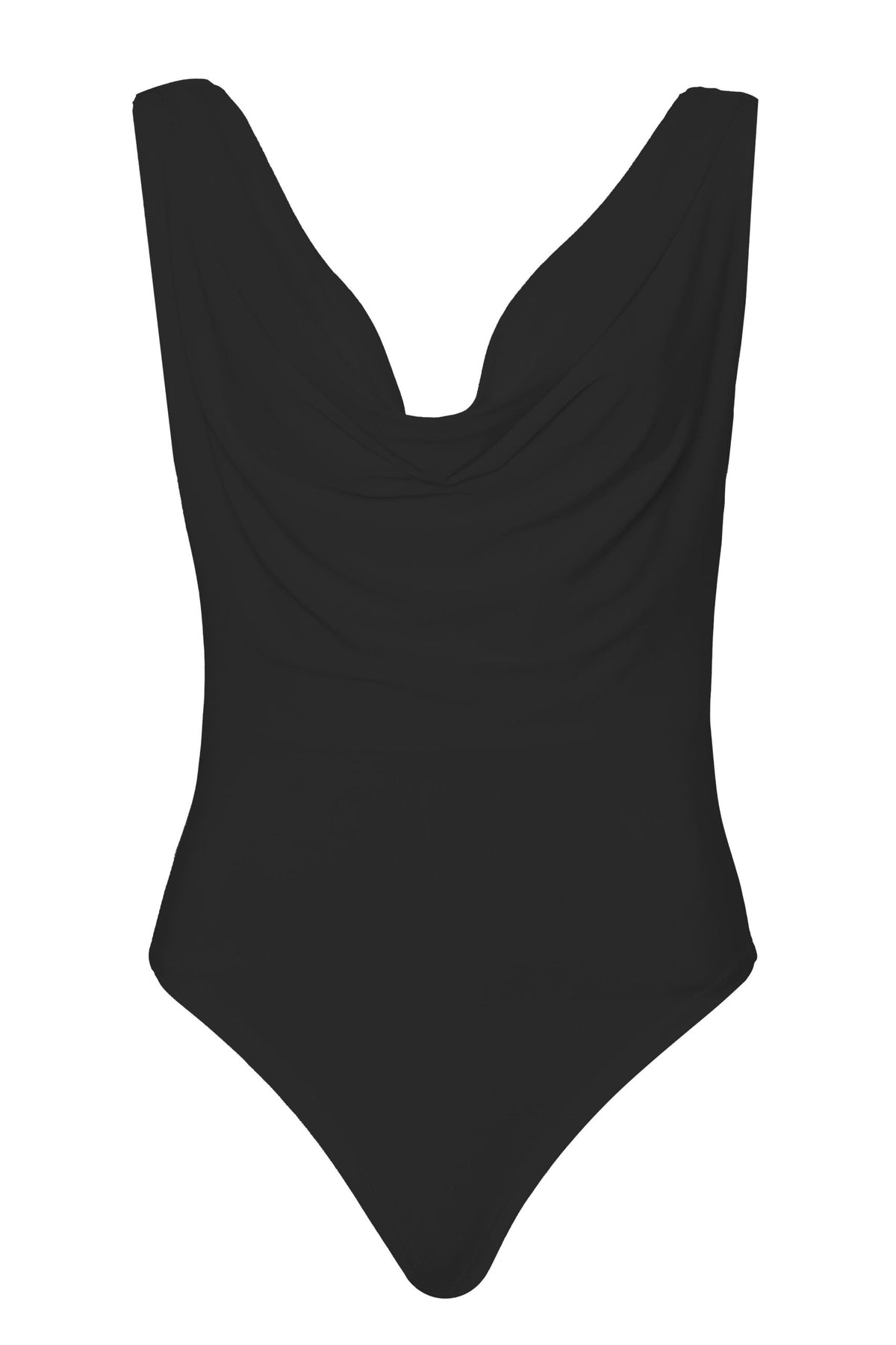 BSB Draped bodysuit with open back