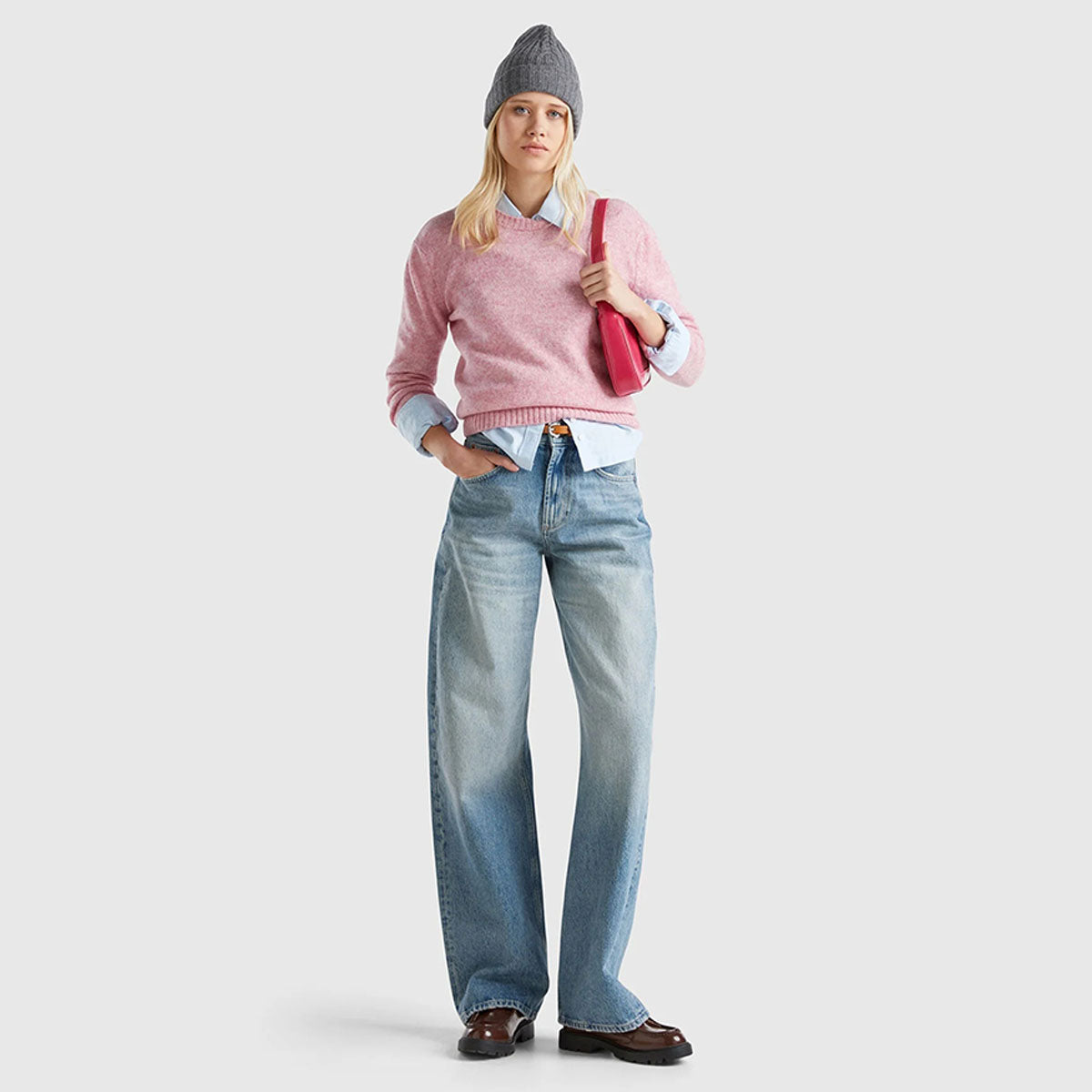 Benetton Colourblock Sweater