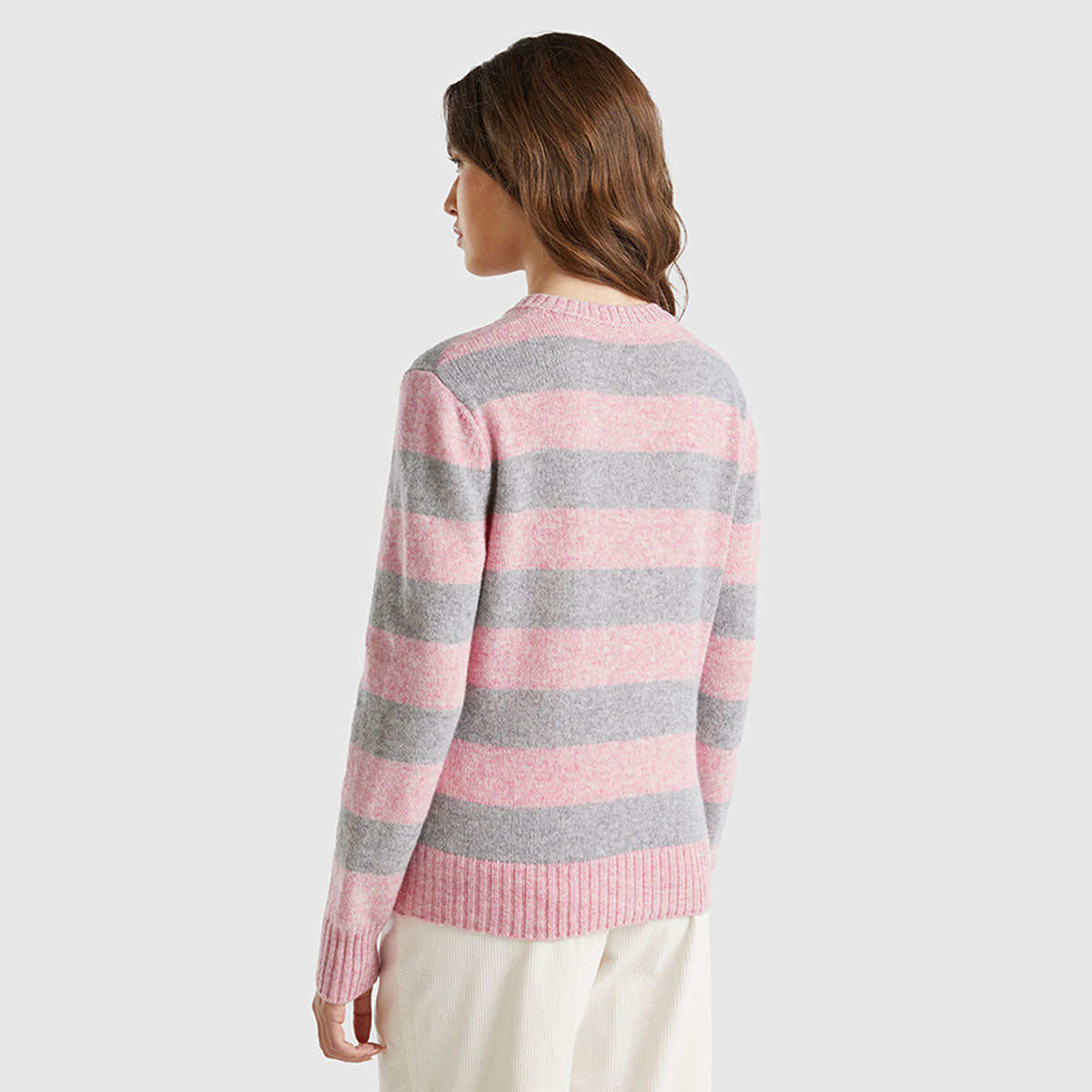 Benetton Striped Cardigan