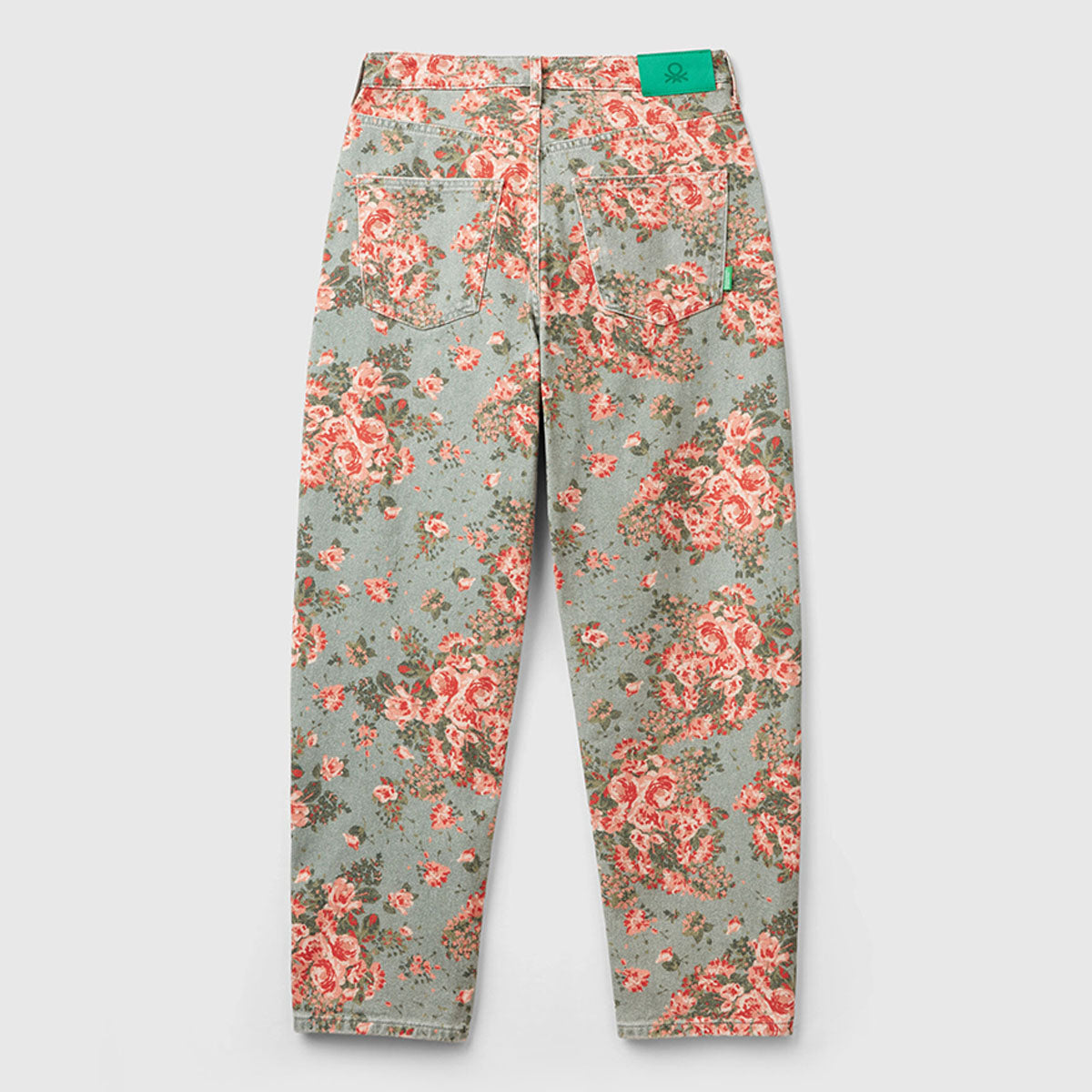 Benetton Balloon Fit Floral Pants