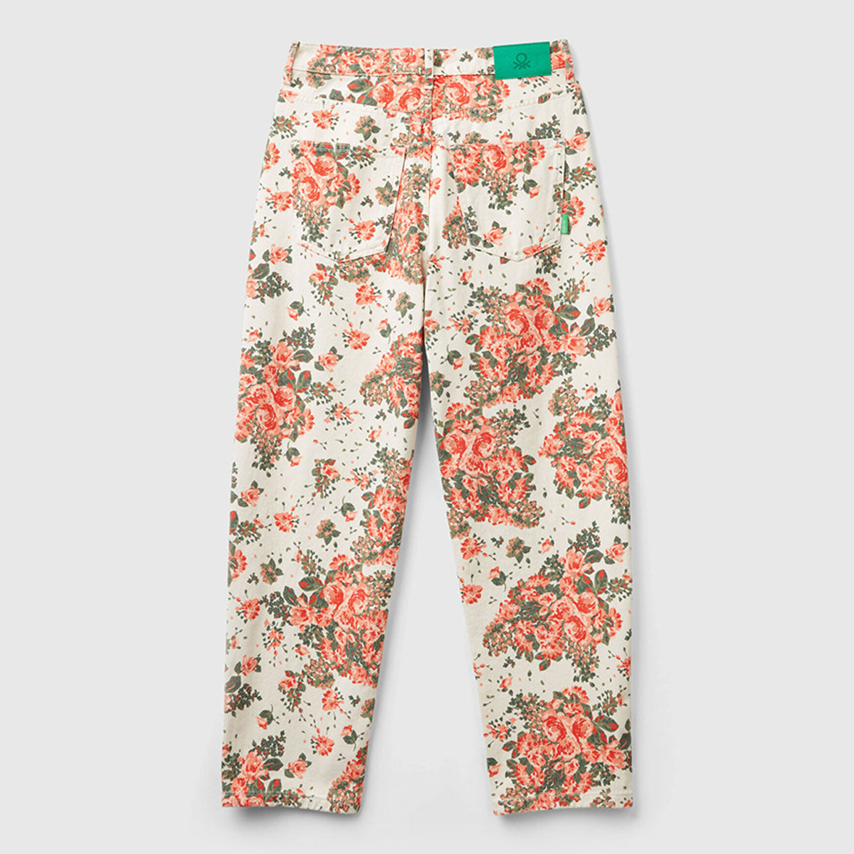 Benetton Balloon Fit Floral Pants