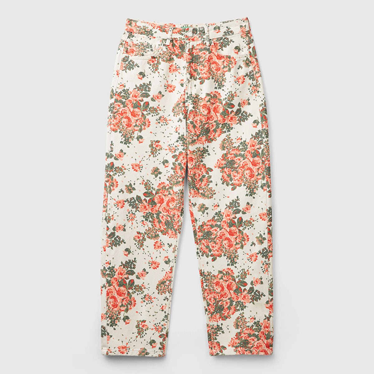 Benetton Balloon Fit Floral Pants
