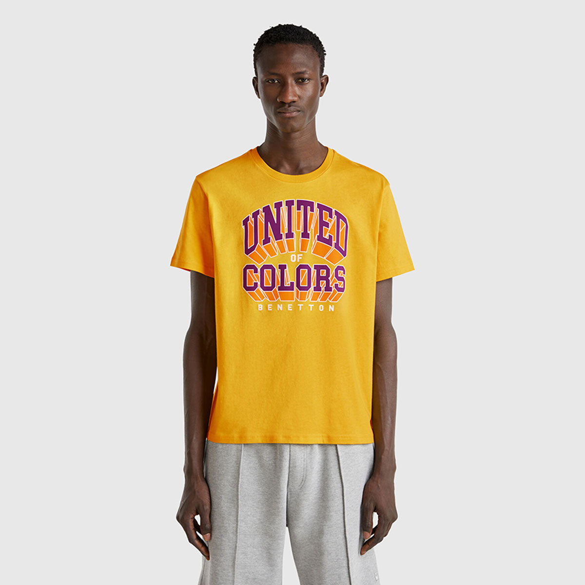 Benetton Logo Print TShirt