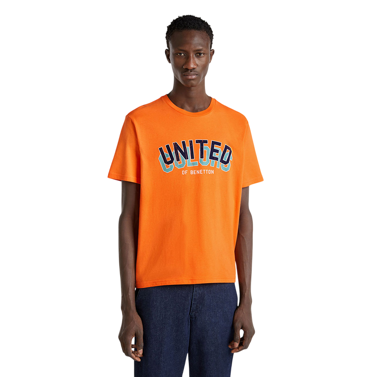 Benetton Logo Print TShirt