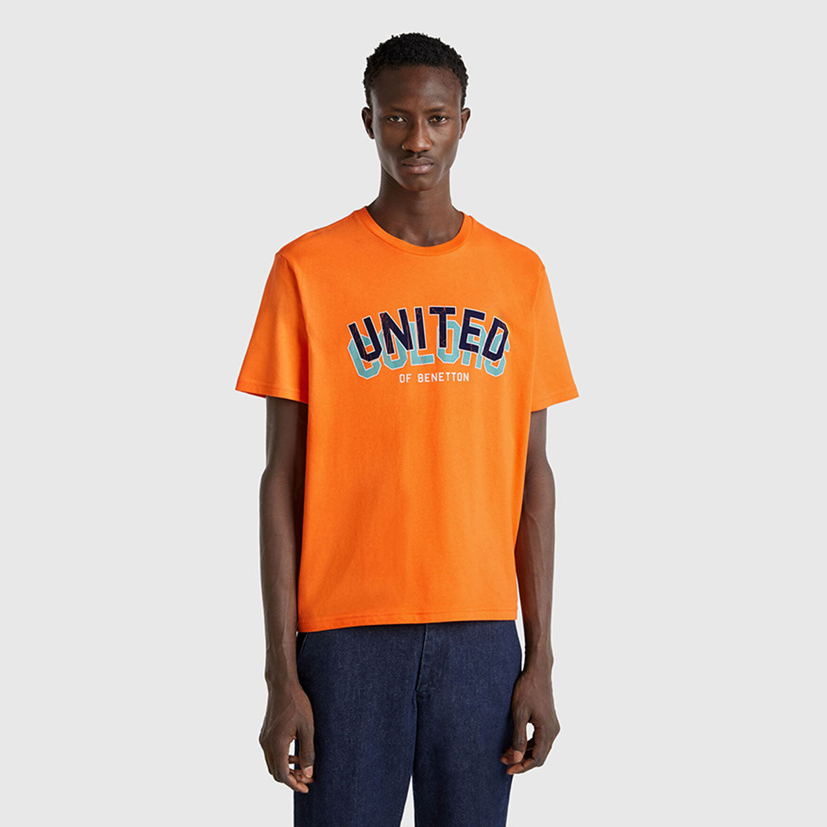 Benetton Logo Print TShirt
