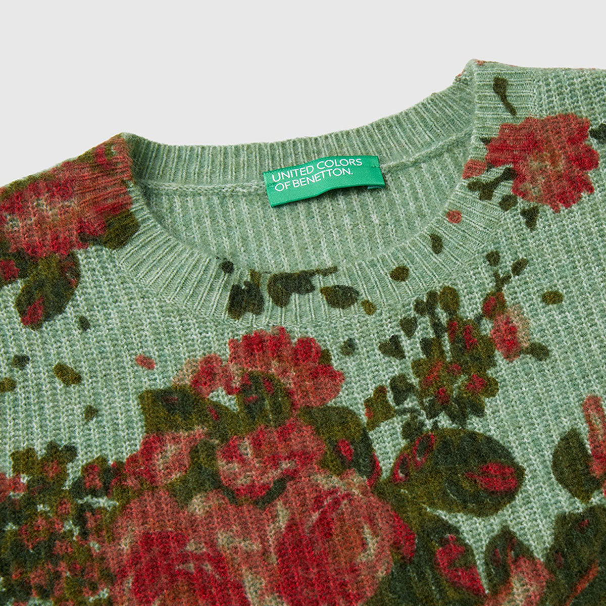 Benetton Floral Sweater