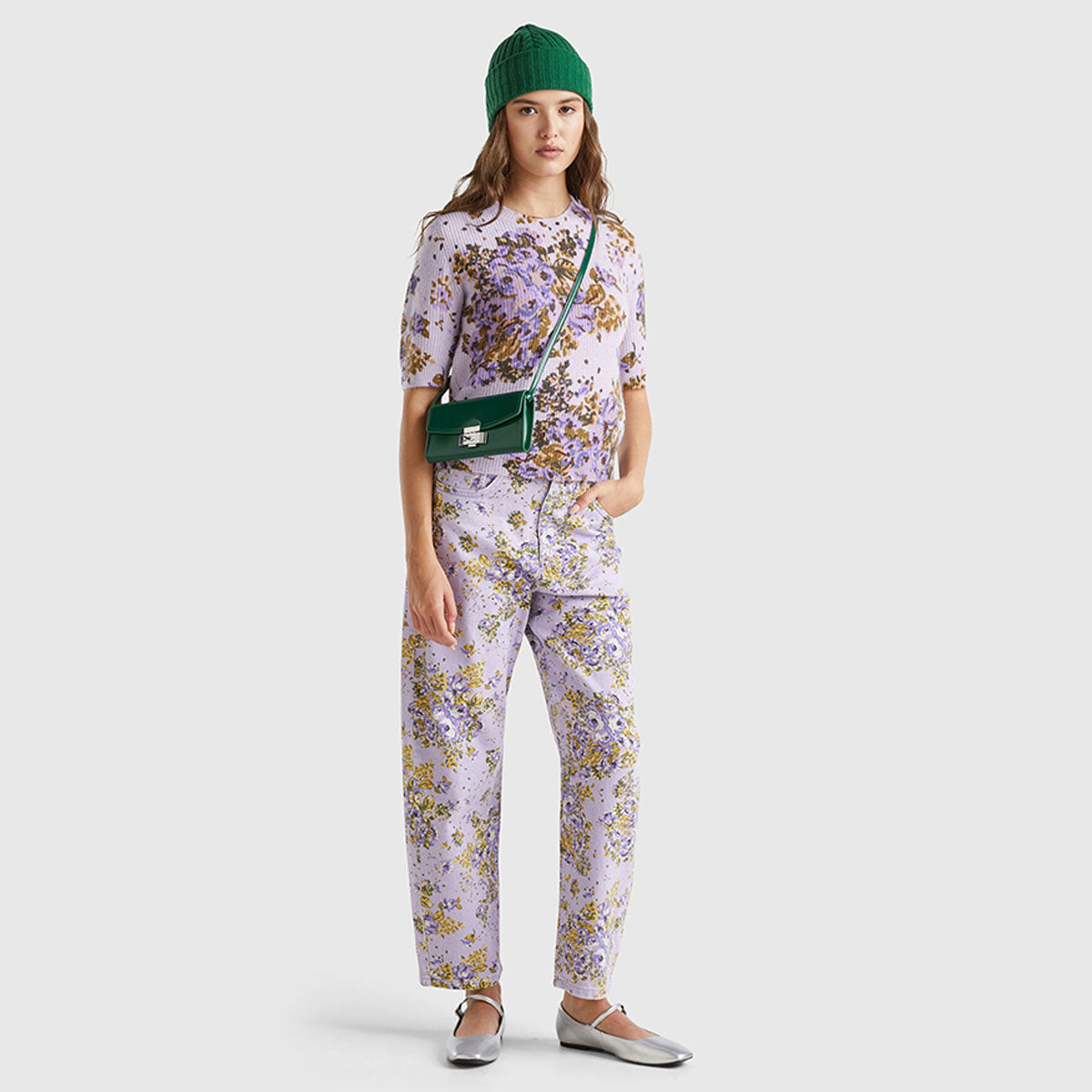 Benetton Floral Sweater