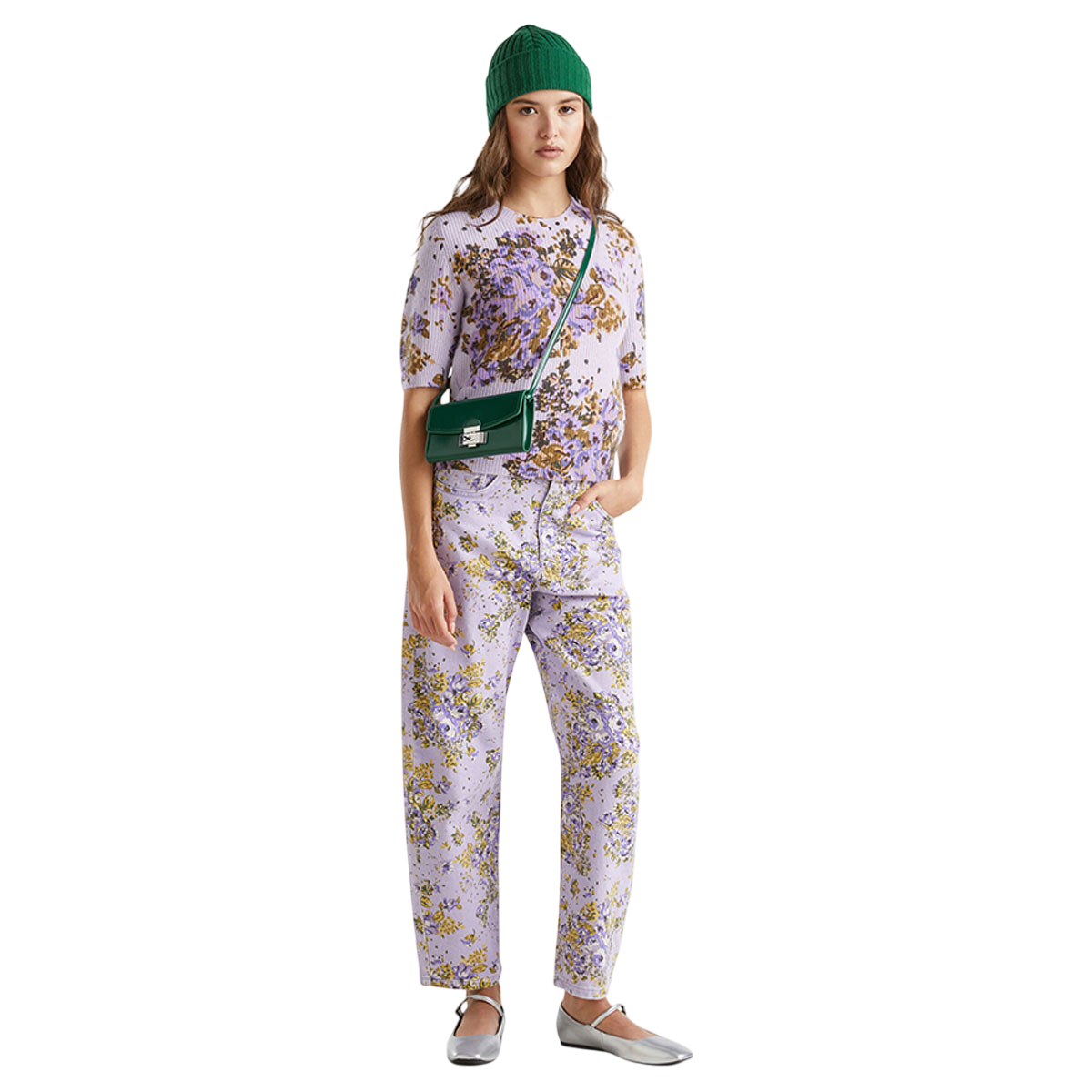 Benetton Floral Sweater