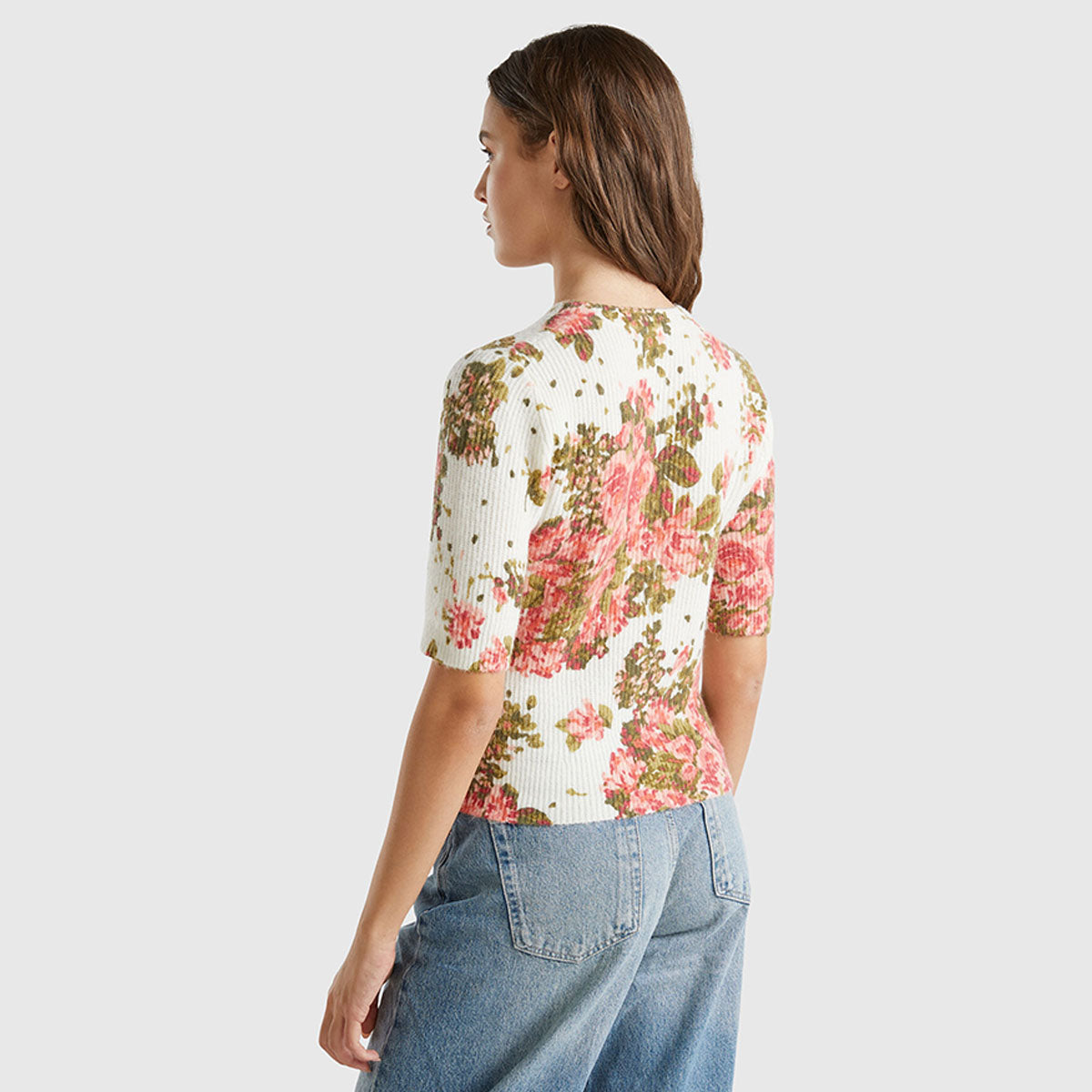 Benetton Floral Sweater