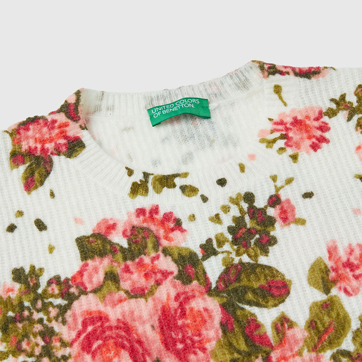 Benetton Floral Sweater