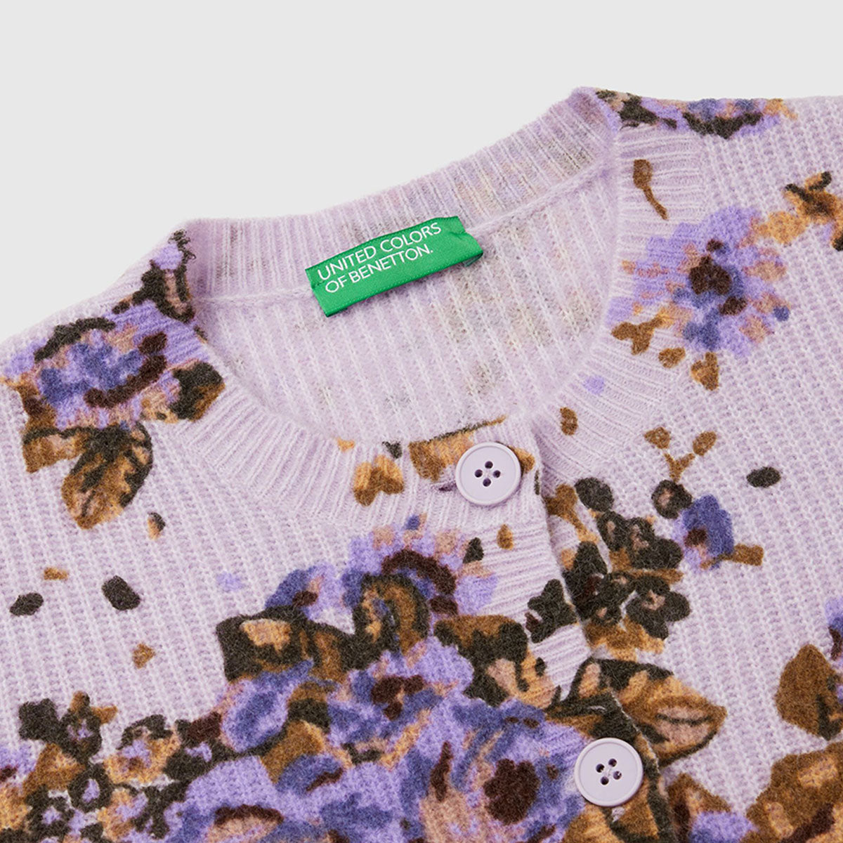 Benetton Floral Cardigan