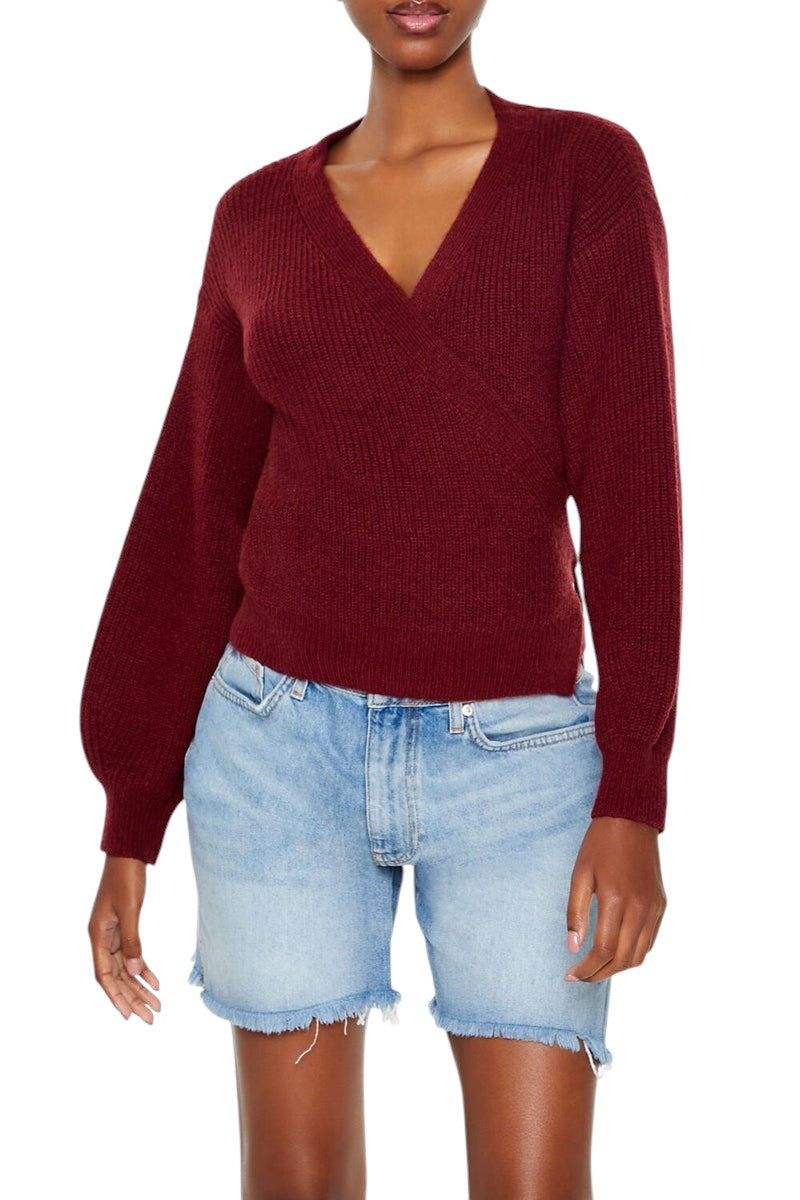 Forever 21 Drop-Sleeve Wrap Sweater