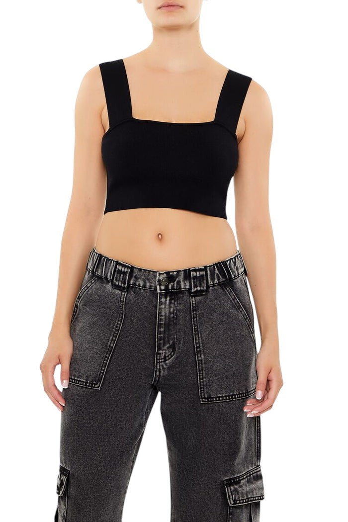 Forever 21 Sweater-Knit Crop Top