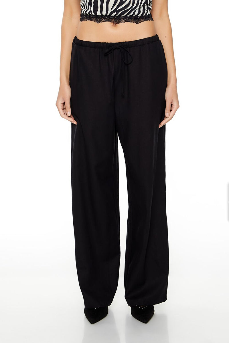 Forever 21 Drawstring Wide-Leg Pants