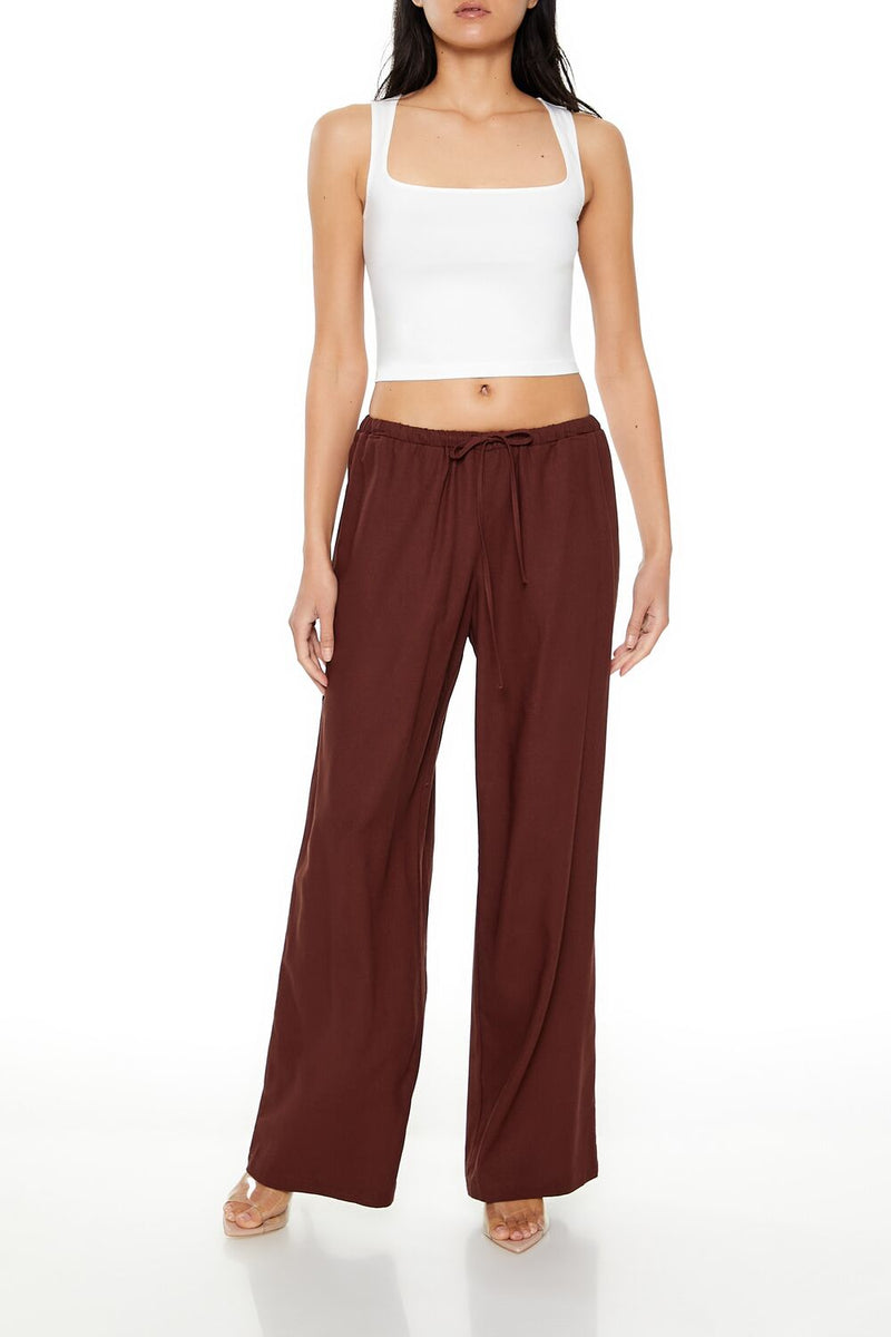Forever 21 Drawstring Wide-Leg Pants