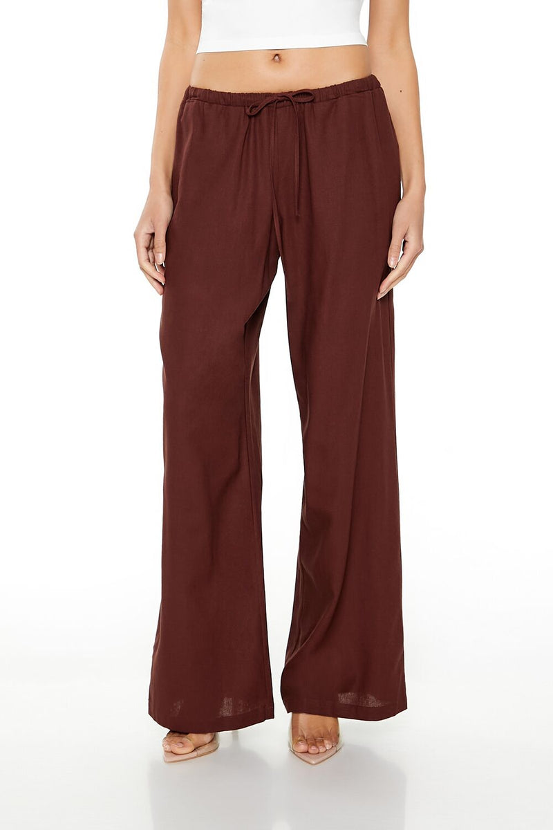 Forever 21 Drawstring Wide-Leg Pants