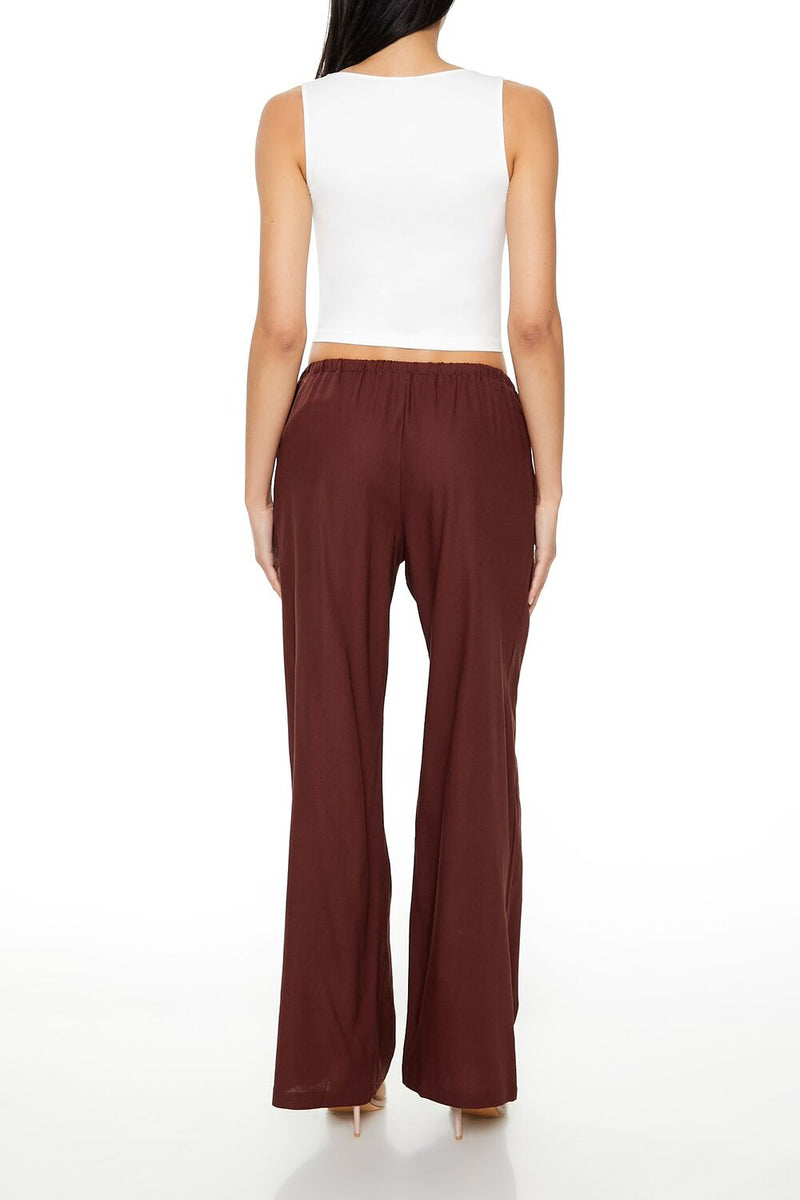 Forever 21 Drawstring Wide-Leg Pants