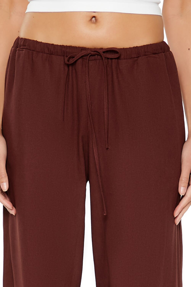 Forever 21 Drawstring Wide-Leg Pants