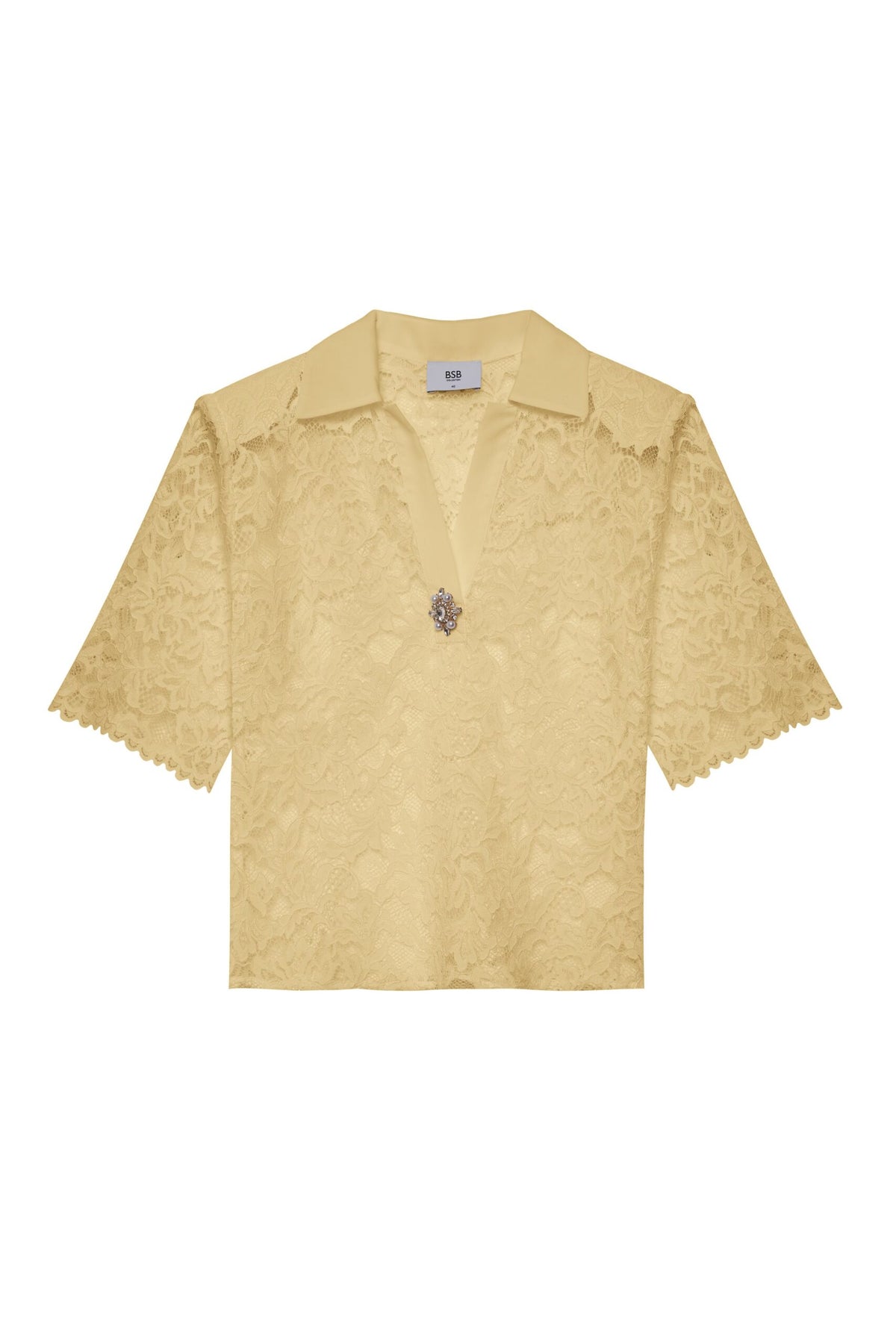 BSB Lace blouse with collar