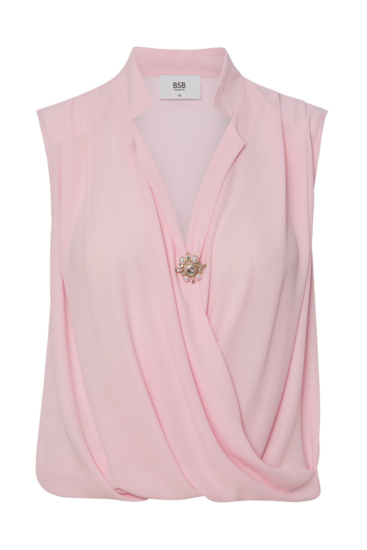 BSB Wrap sleeveless blouse