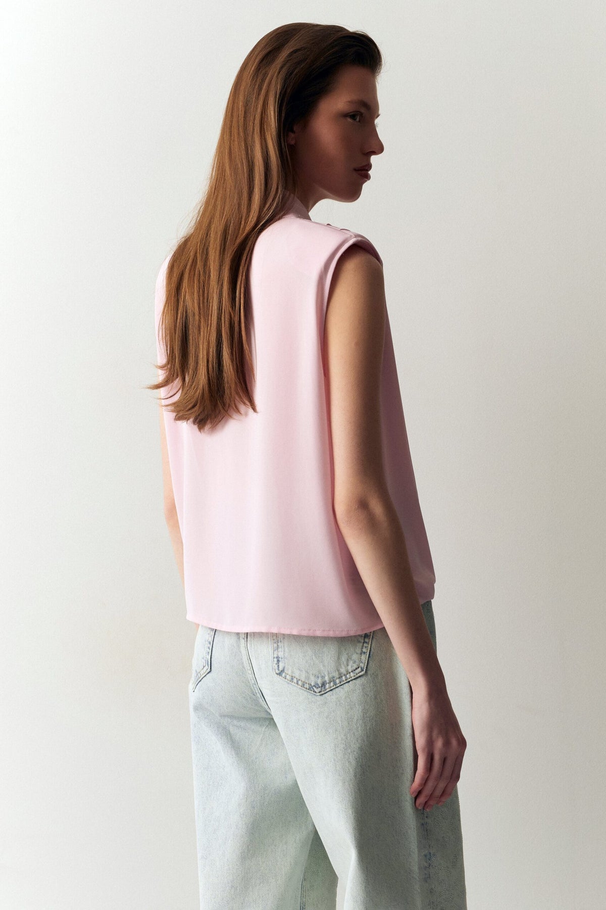 BSB Wrap sleeveless blouse