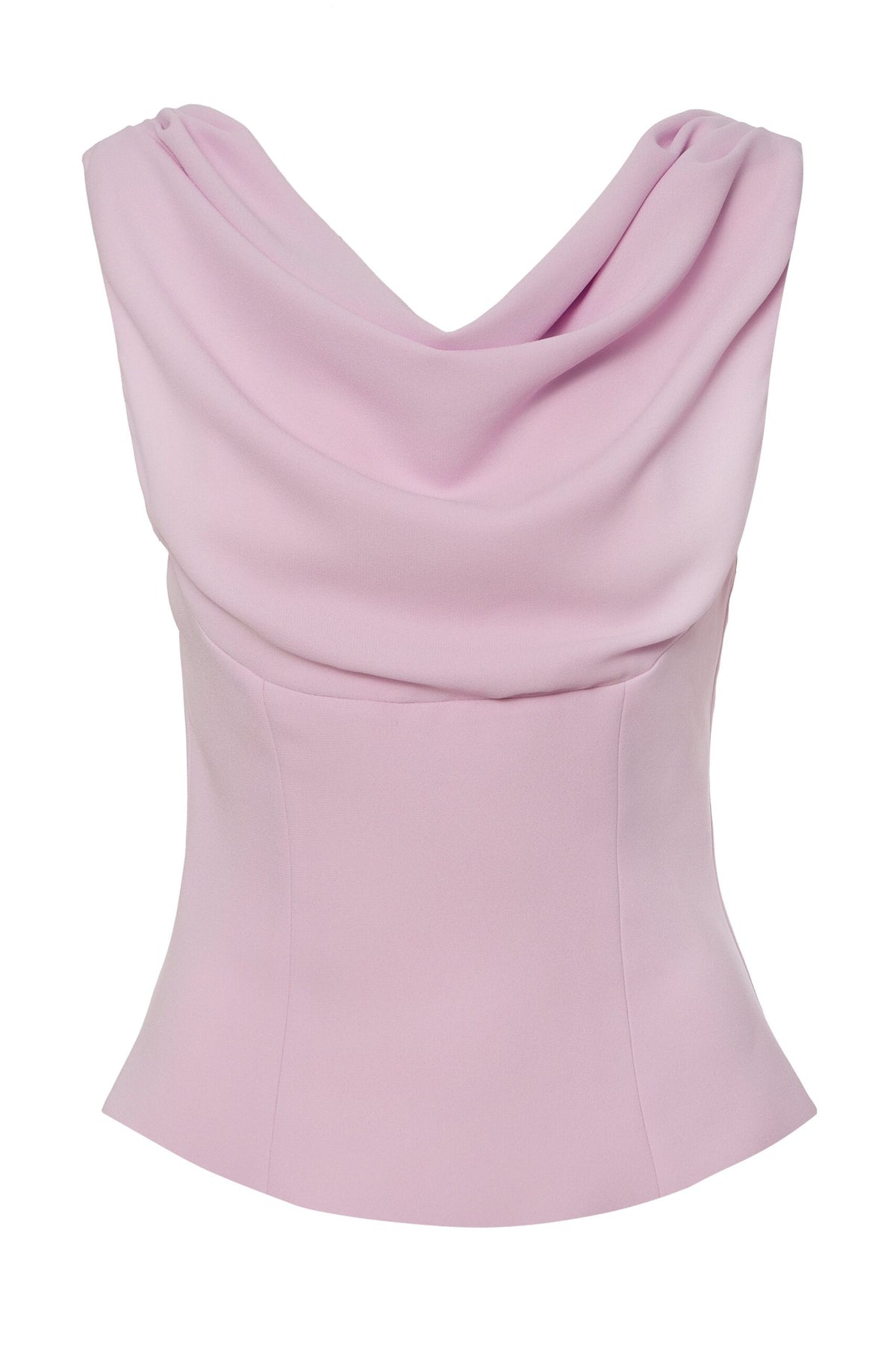 BSB Draped sleeveless blouse