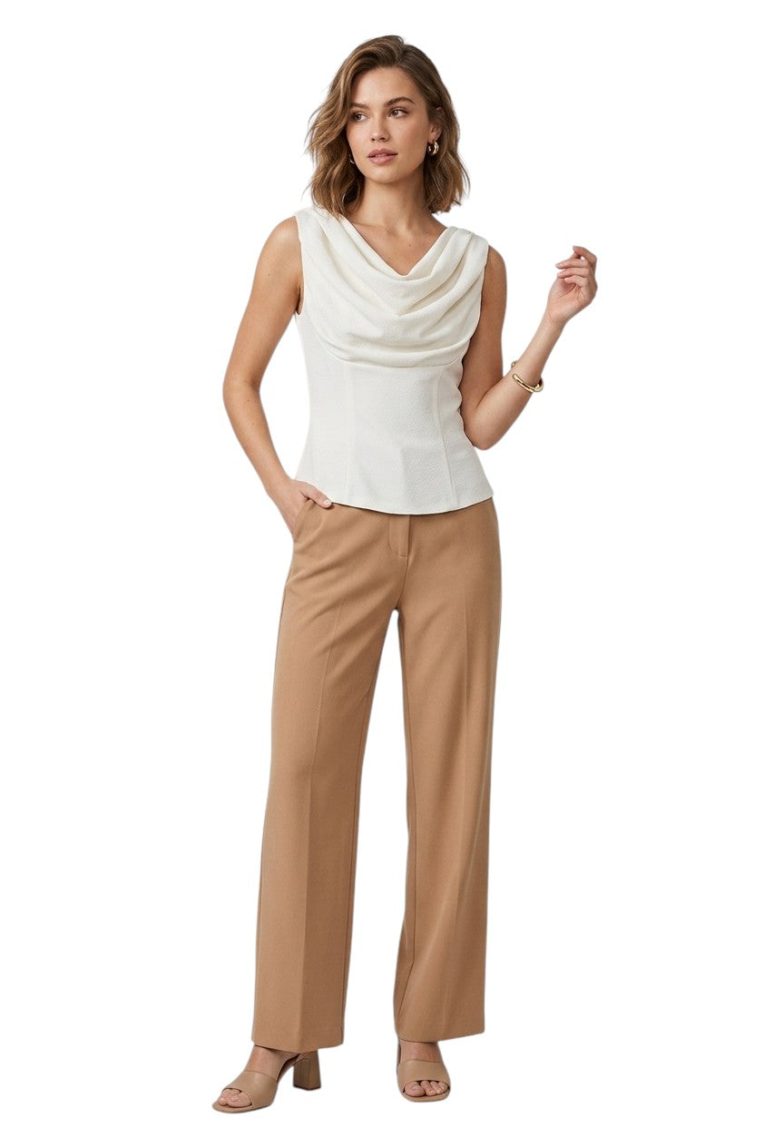 BSB Draped sleeveless blouse