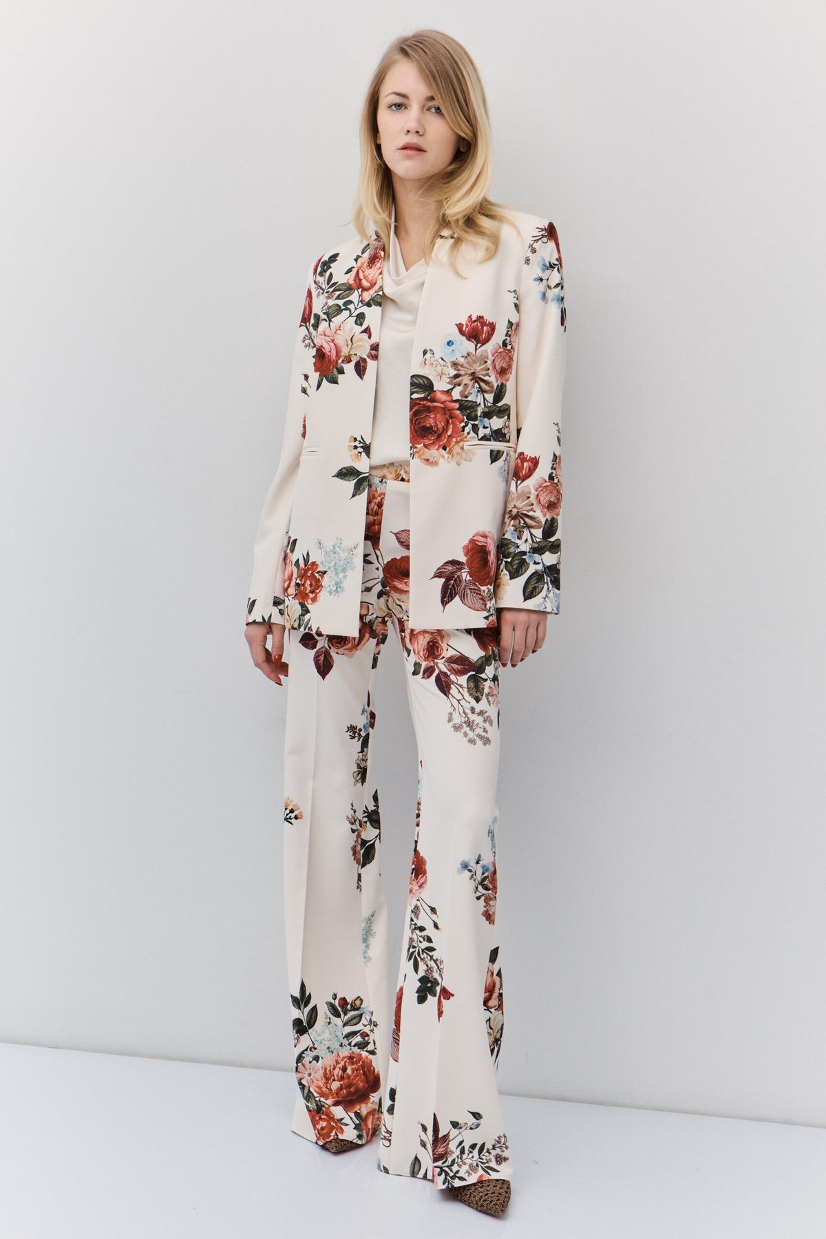BSB Floral open blazer