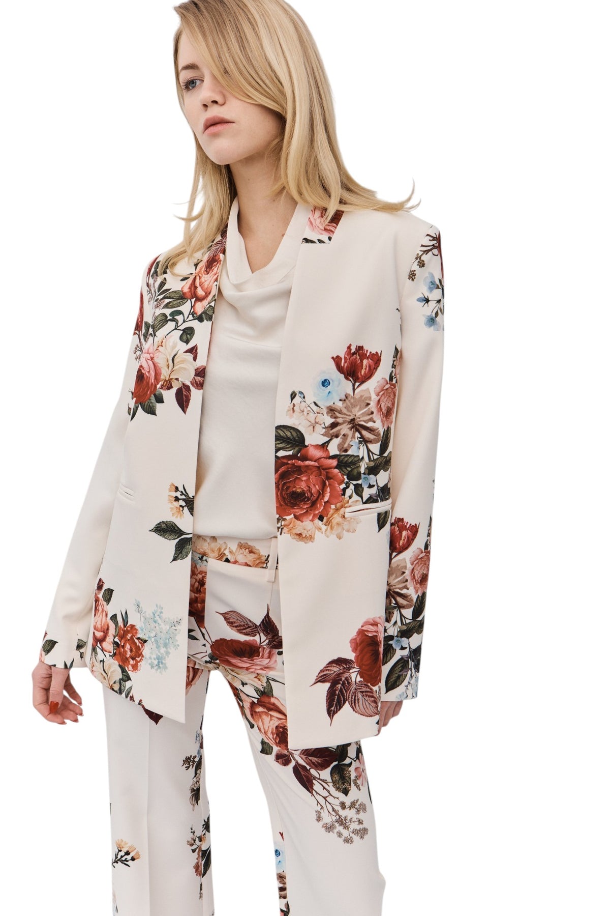 BSB Floral open blazer
