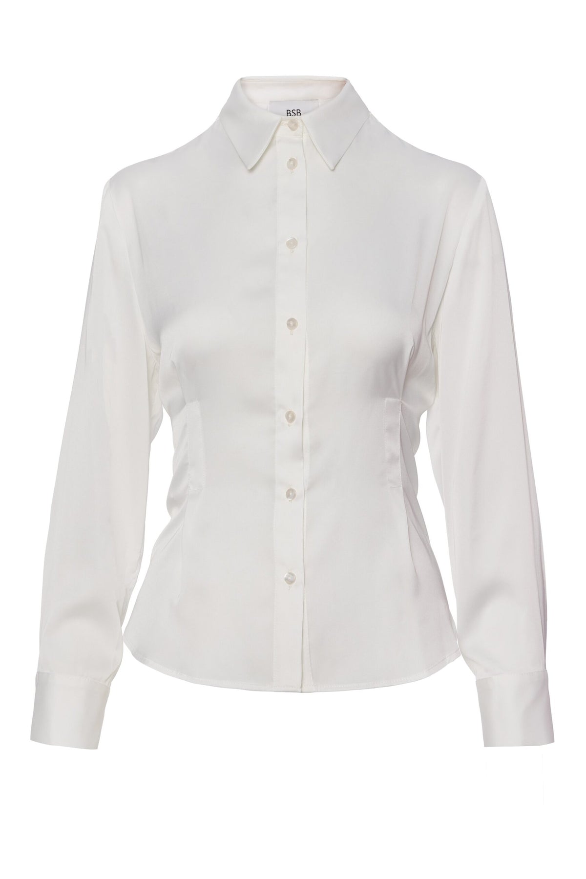 BSB Satin shirt with self-tie on the back
