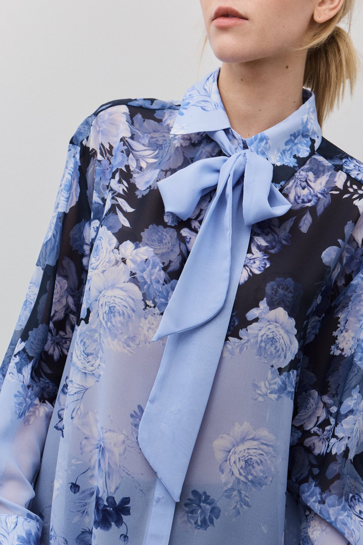 BSB Floral long-sleeve playsuit with ruffles