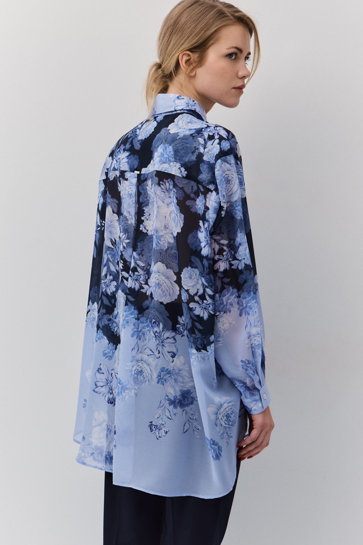 BSB Floral long-sleeve playsuit with ruffles