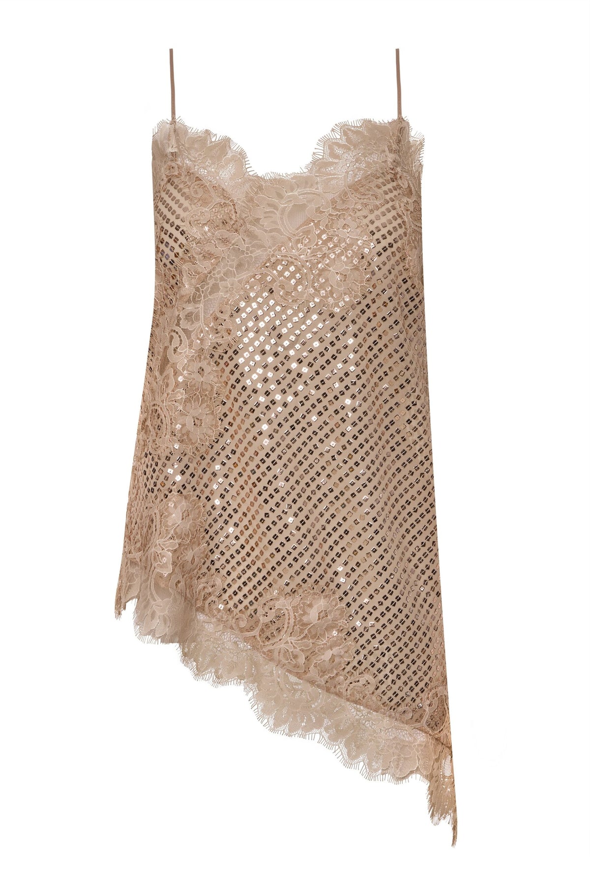 BSB Asymmetric lace top