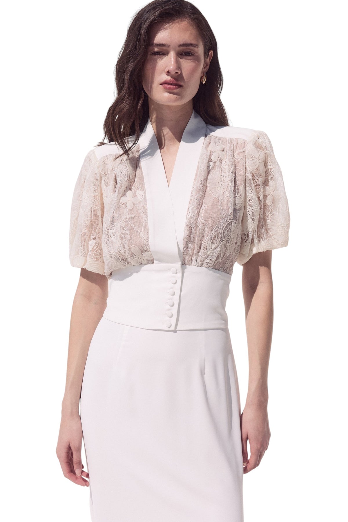 BSB Lace blouse with buttons