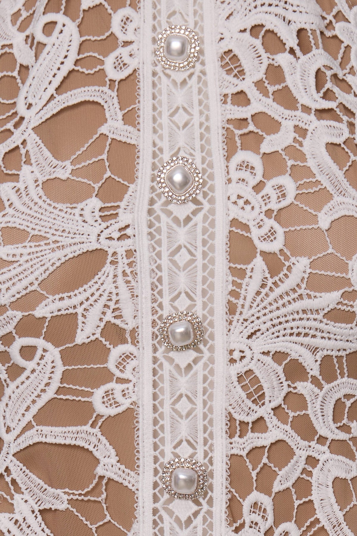 BSB Halter neck top with embroidery