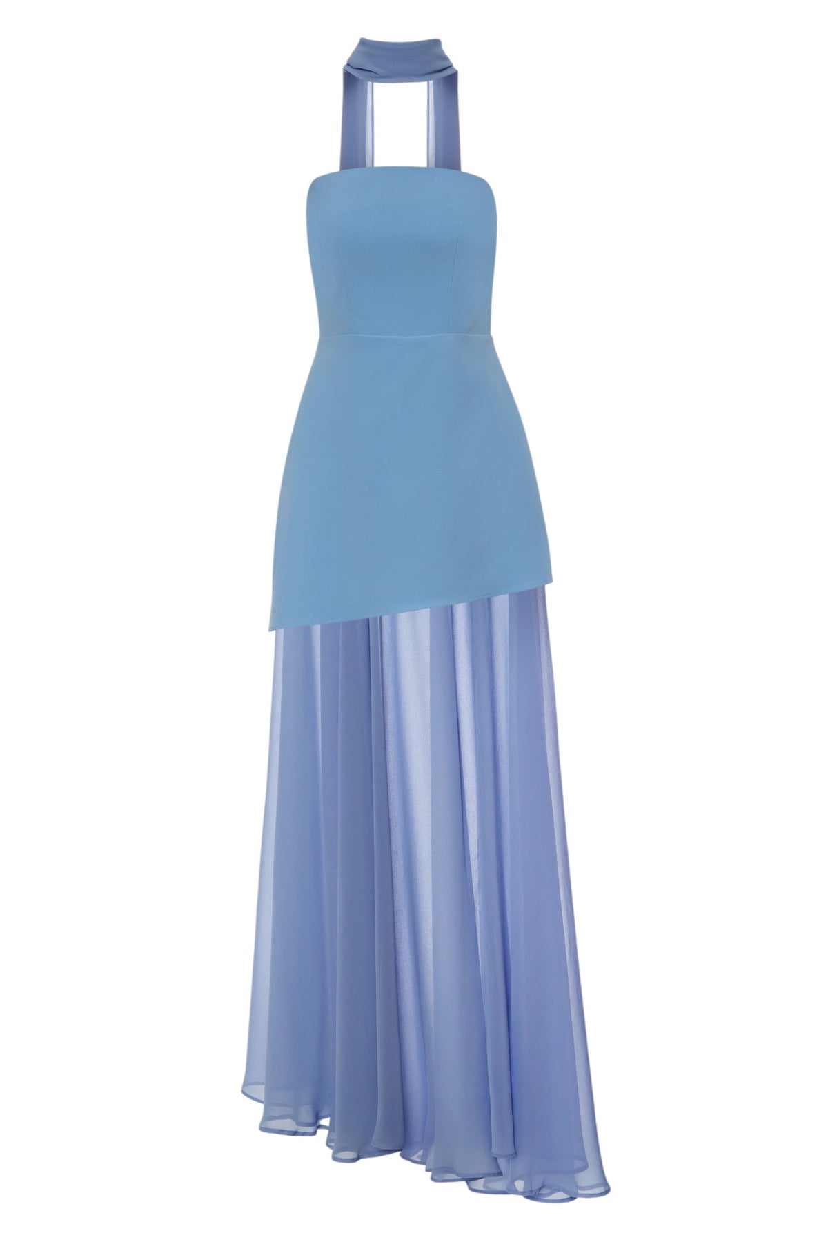 BSB Maxi dress with a built-in scarf -