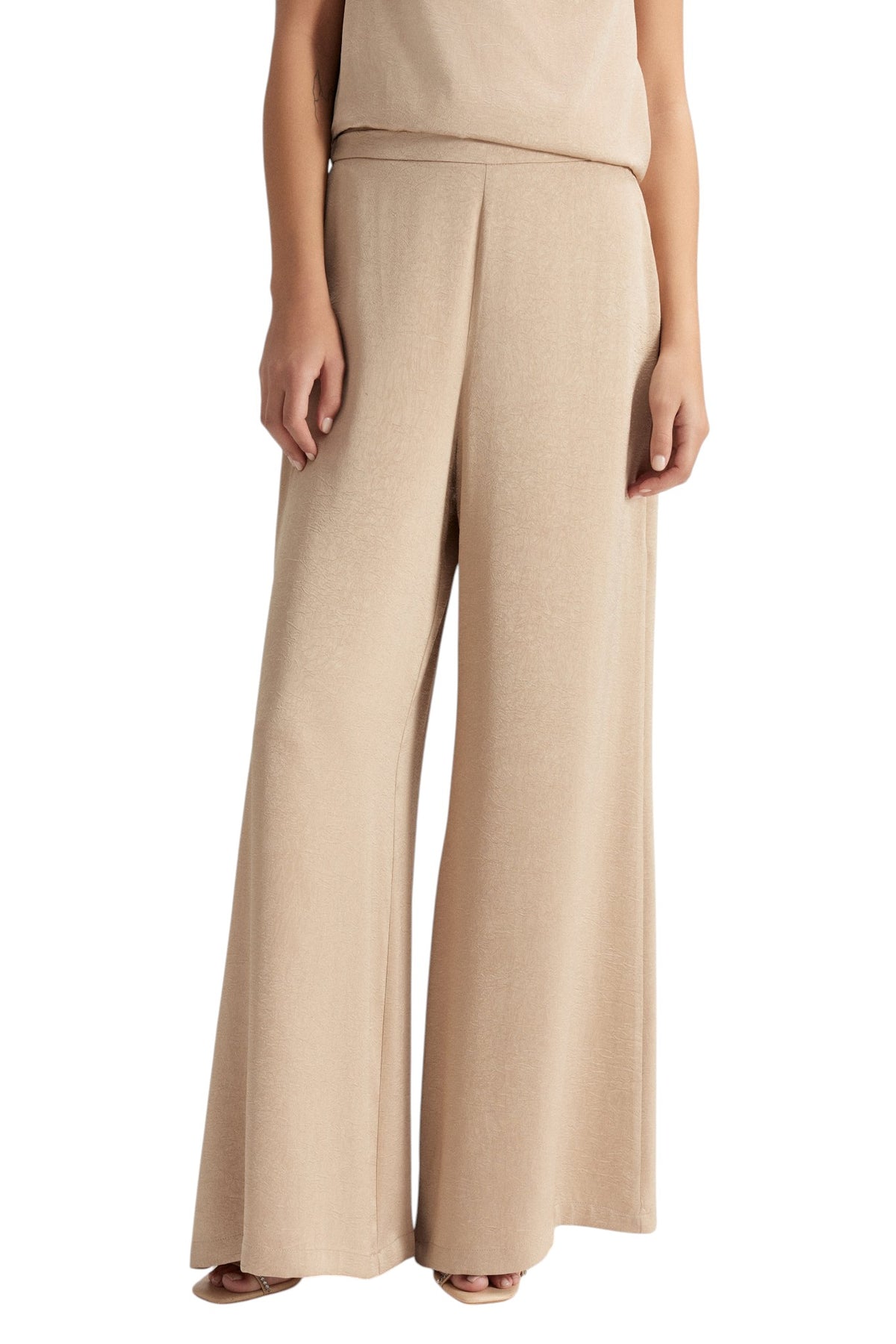 BSB Satin trousers with elasticated waist