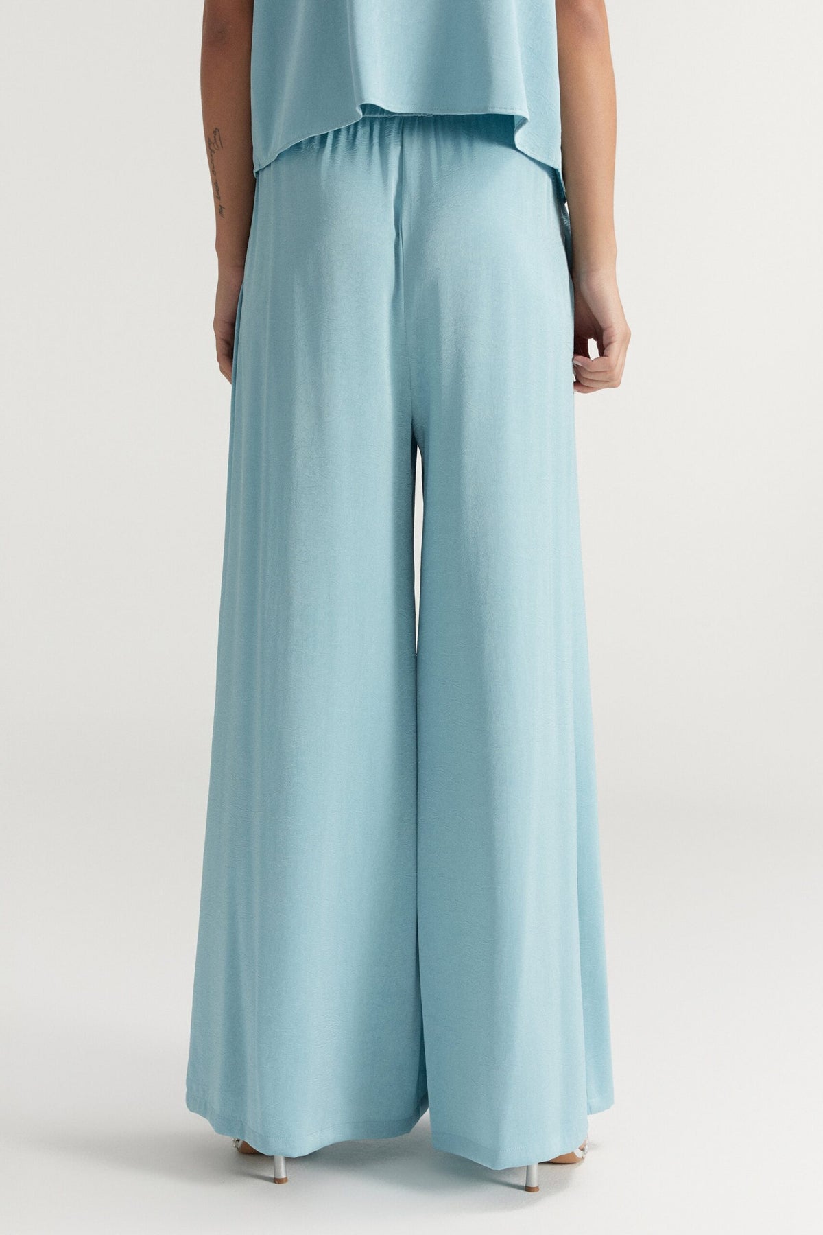 BSB Satin trousers with elasticated waist