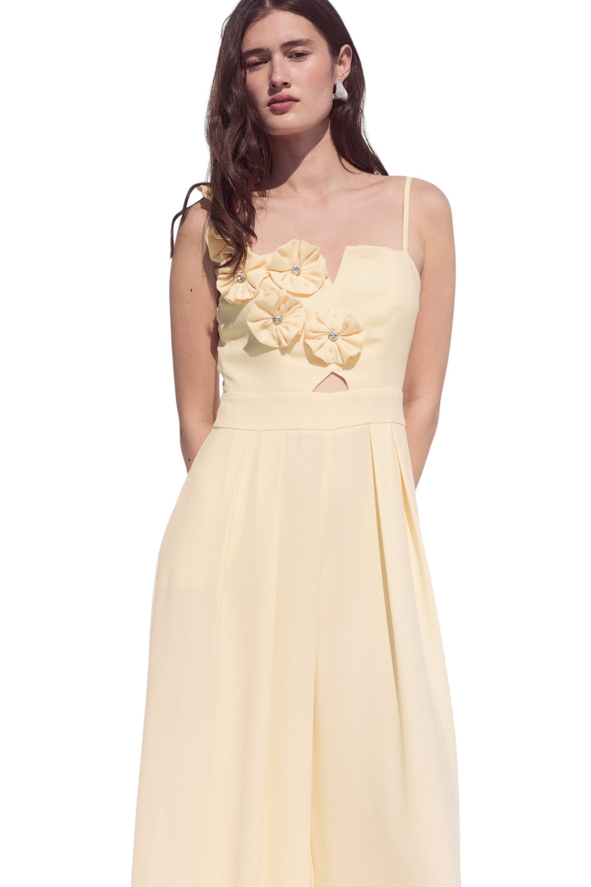 BSB Jumpsuit with applique flowers