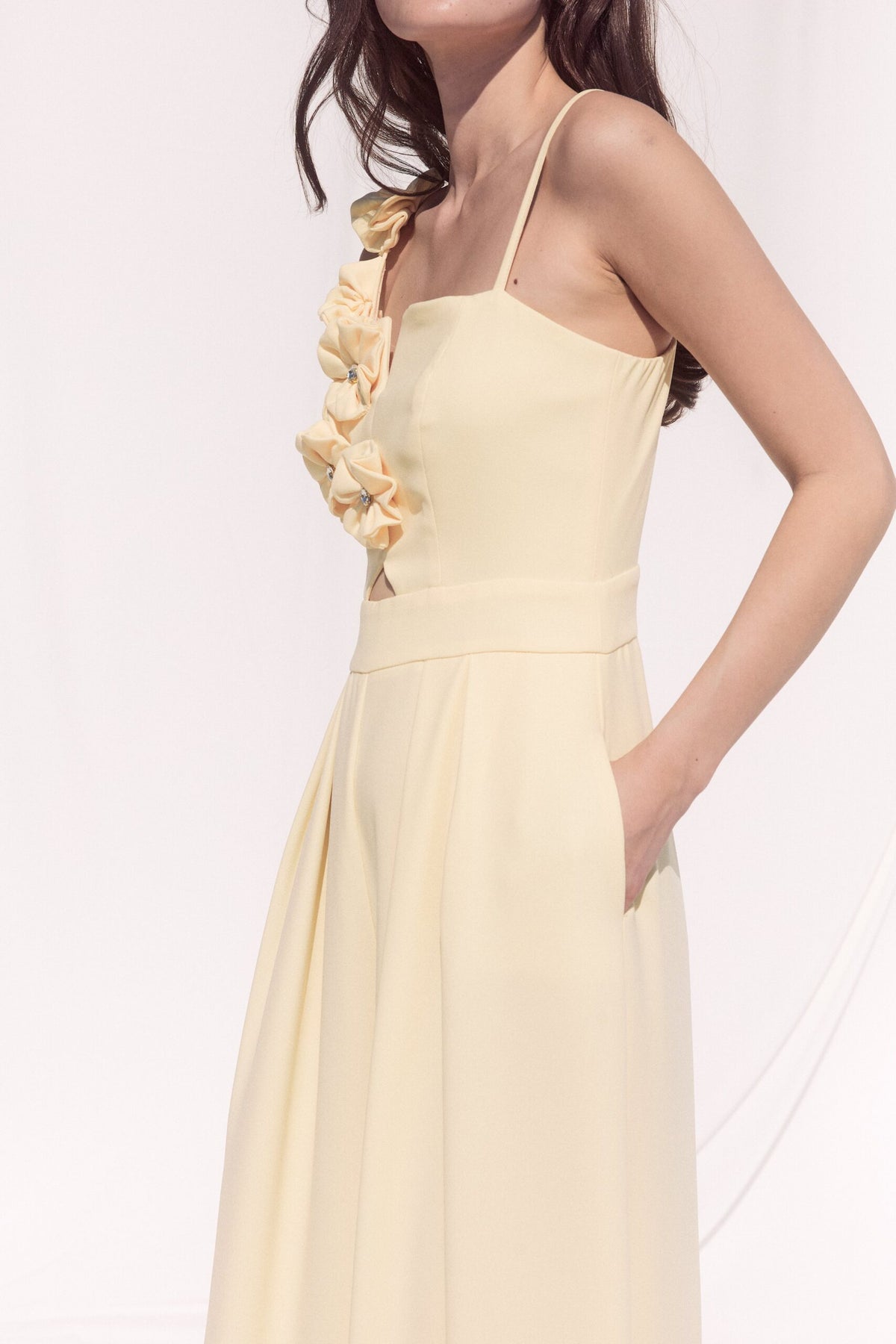 BSB Jumpsuit with applique flowers