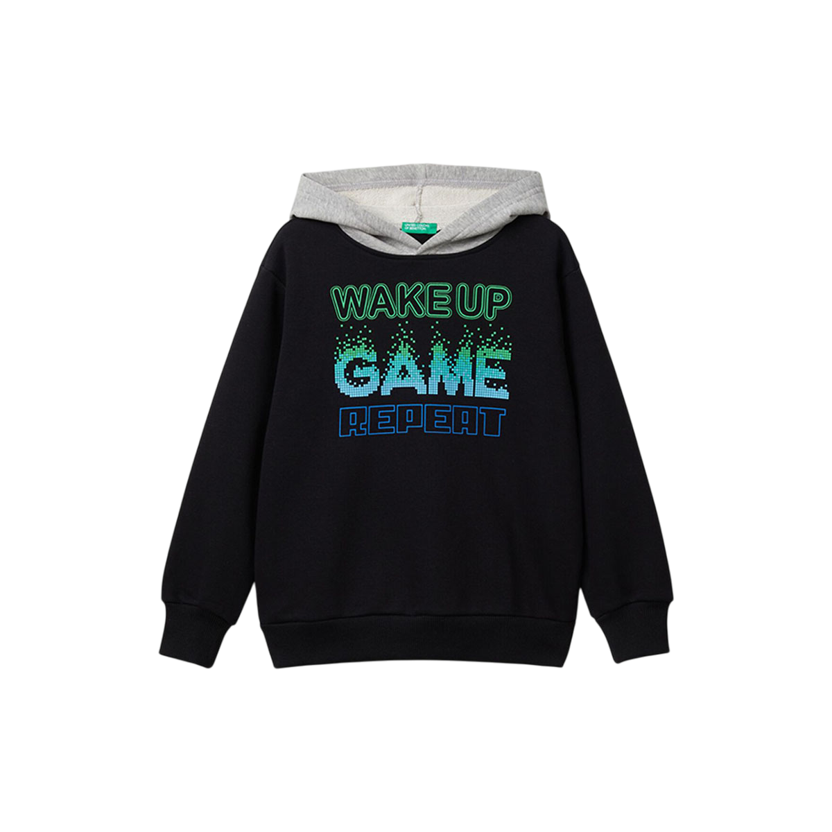 Benetton Printed Hoodie