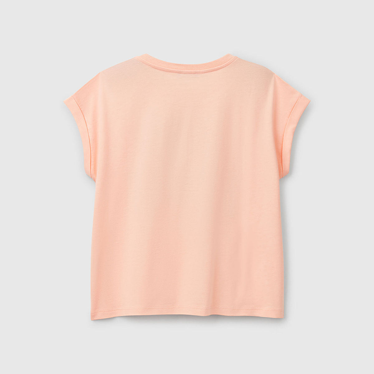 Benetton Boxy Fit Glitter Print TShirt