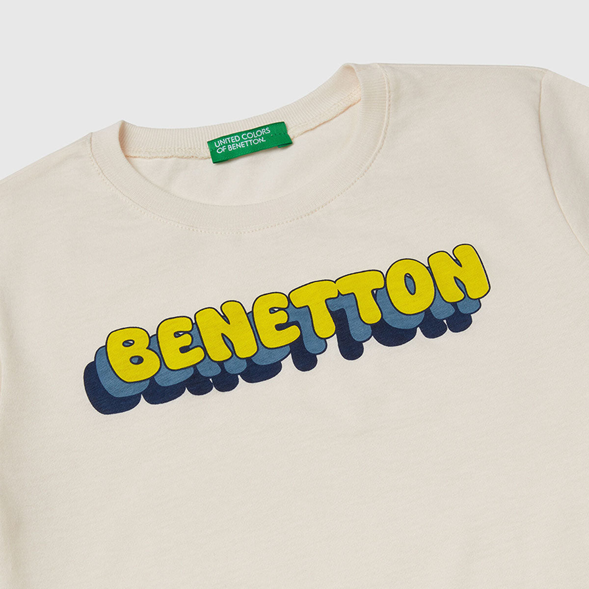 Benetton Logo Print TShirt