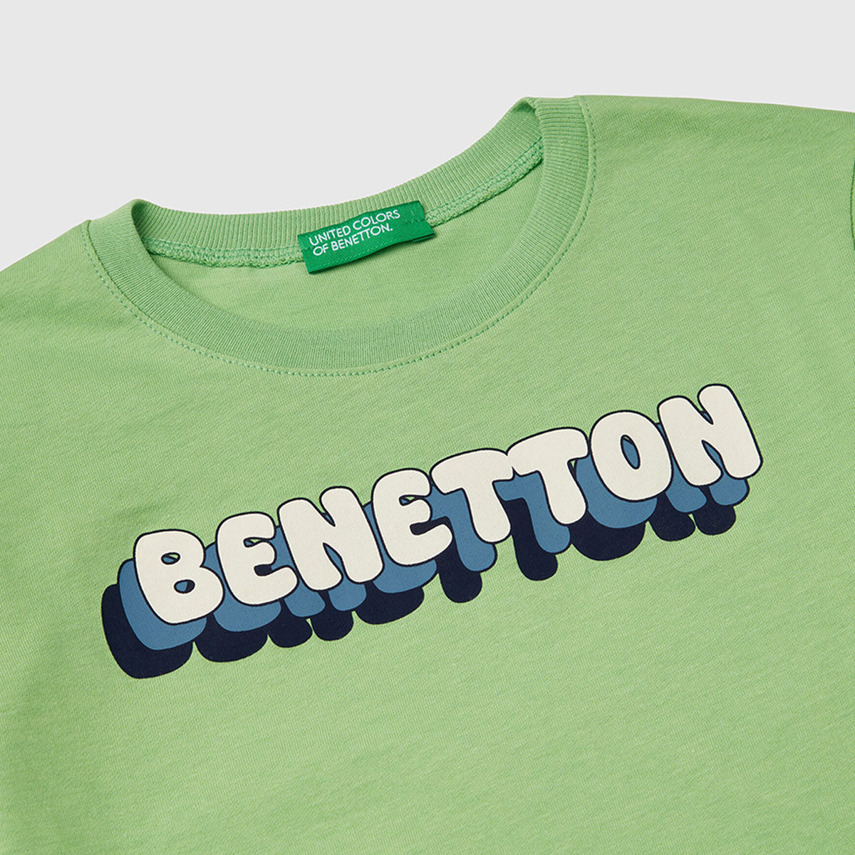 Benetton Logo Print TShirt
