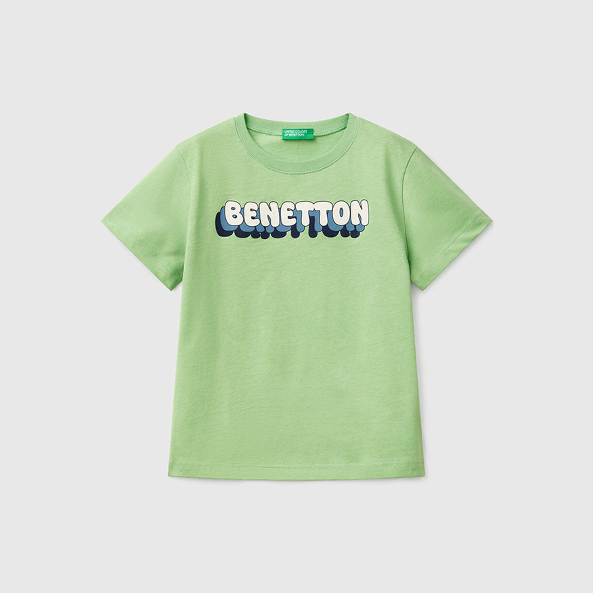 Benetton Logo Print TShirt