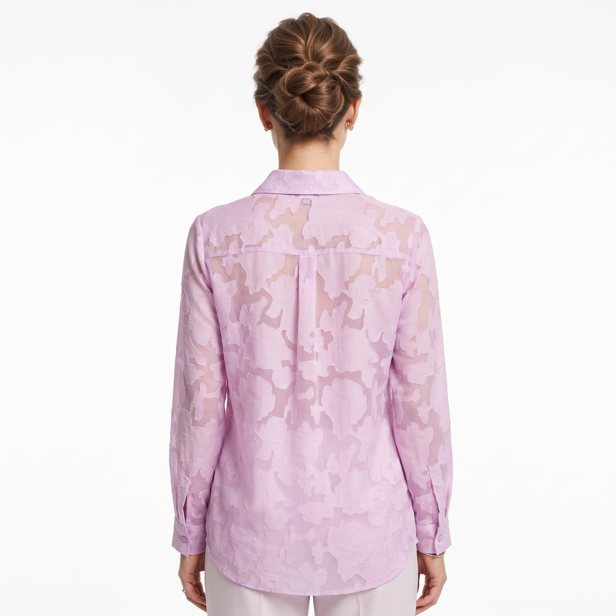 Shirt Casual Everyday Top - Purple