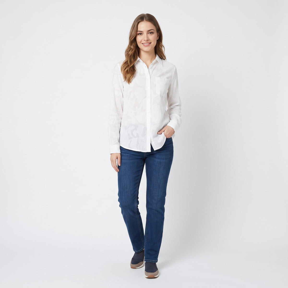 Shirt Casual Everyday Top - White