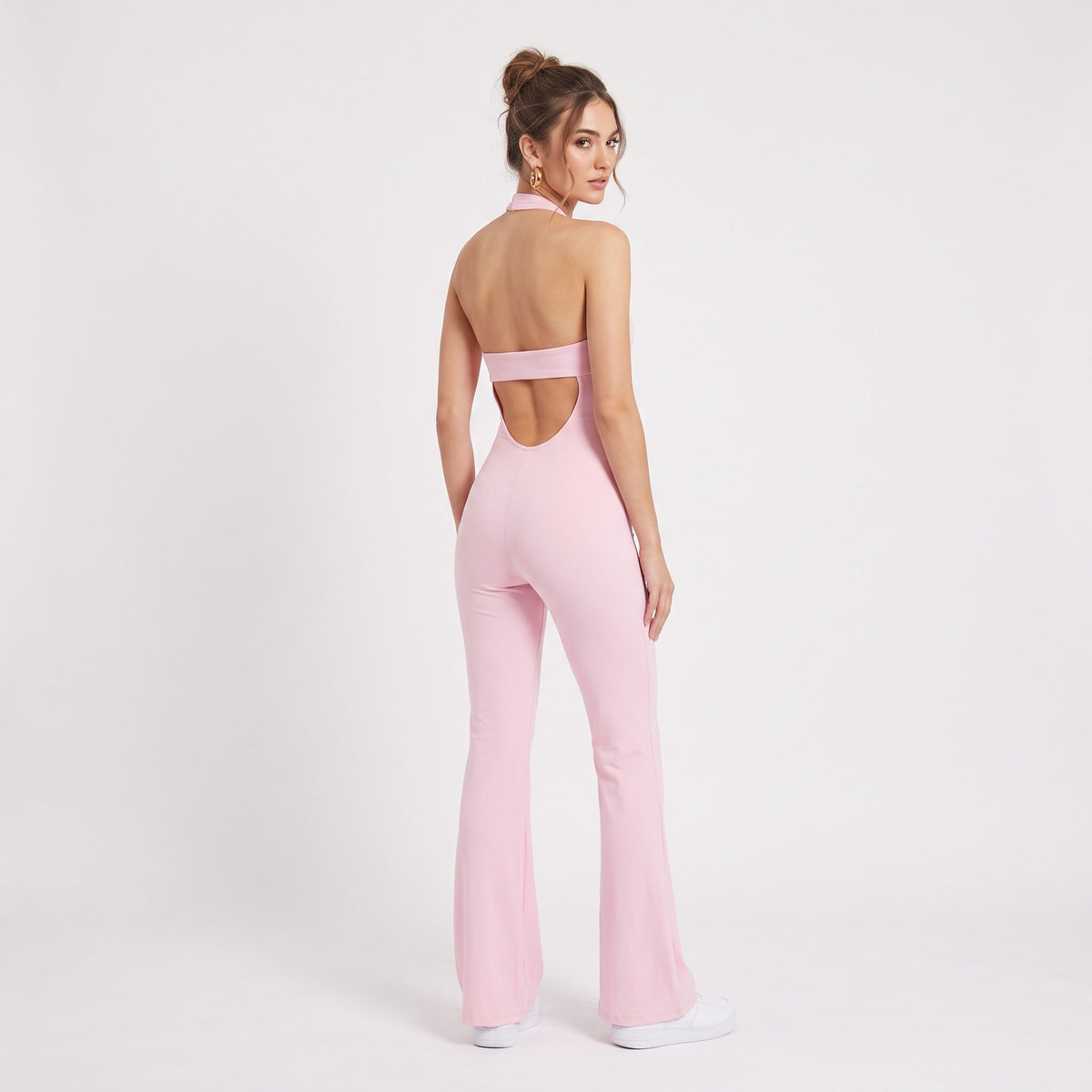 Jumpsuit Stylish One-Piece Outfit - Pink